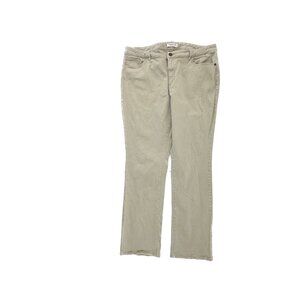Coldwater Creek Natural Fit Straight Women's size 16 Khaki Beige Chino Pants